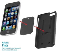 2 Pack: Universal Flat Stick On Dashboard Magnetic Car Mount Holder