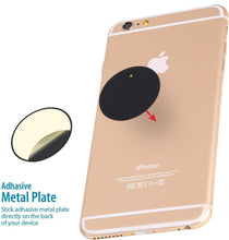 2 Pack: Universal Flat Stick On Dashboard Magnetic Car Mount Holder
