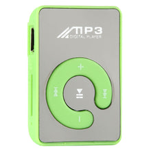 MP3 Player w/SD Card Expansion Slot & Mirror Front in Green