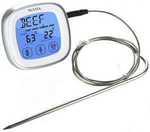 iTD Gear Touch screen Cooking Thermometer in White