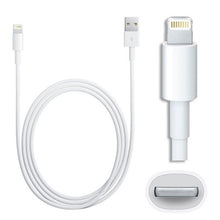 3 PACK: 8 Pin to USB Charge & Data Sync Cables for iPhone 5/6/7 White or Black