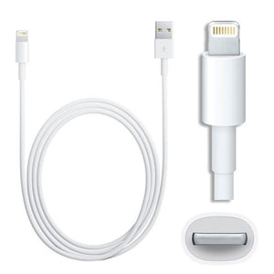 3 PACK: 8 Pin to USB Charge & Data Sync Cables for iPhone 5/6/7 White or Black