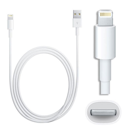 8 Pin to USB Charge & Data Sync Cables for iPhone (White)