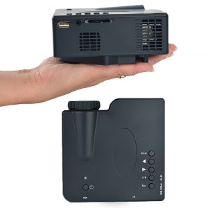 LED Lamp LCD Projector 320x240 8-80" Display w/HDMI VGA USB SD Slot & Remote