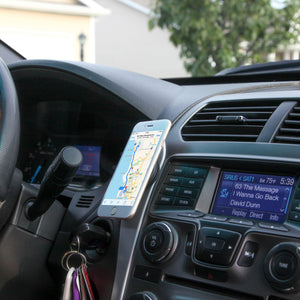 2 Pack: Universal Flat Stick On Dashboard Magnetic Car Mount Holder