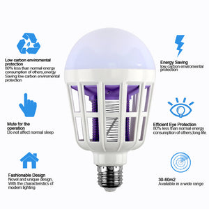 Anti Mosquito Lamp Electric Zapper Bulb Kills Insects Immediately