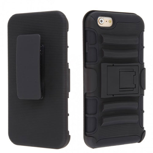 3 in 1 Holster Case & Belt Clip for iPhone 7 in Black