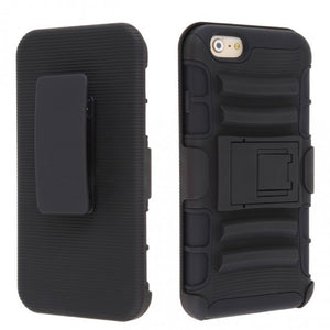 3 in 1 Holster Case & Belt Clip for iPhone 7 in Black