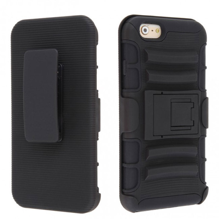 3 in 1 Holster Case & Belt Clip for iPhone 7 in Black