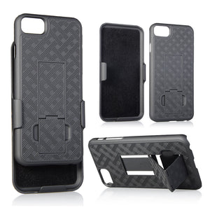 iTD Gear iPhone 7 Protective Holster/Case with Kick Stand, Secure Grip & Belt Clip