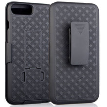 iTD Gear iPhone 7 Plus Protective Holster/Case with Kick Stand, Secure Grip & Belt Clip