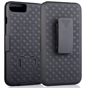 iTD Gear iPhone 7 Protective Holster/Case with Kick Stand, Secure Grip & Belt Clip