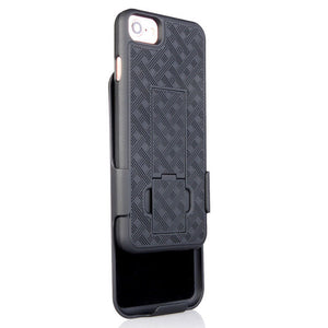 iTD Gear iPhone 7 Protective Holster/Case with Kick Stand, Secure Grip & Belt Clip