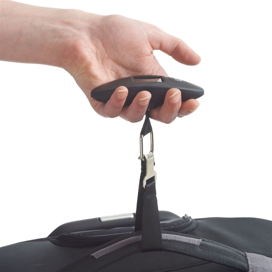 90lb Portable Electronic Digital Luggage Scale in Black