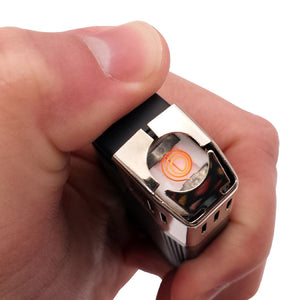 USB Lighter & Flashlight w/Hidden Full HD Spy Camera
