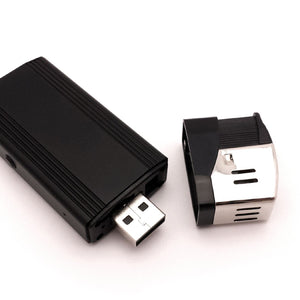 USB Lighter & Flashlight w/Hidden Full HD Spy Camera
