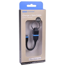 5" Tech Universe MFI to USB Charge & Sync Cable for iPod/iPhone/iPad w/Keychain Attachment