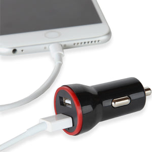 Quick Charge USB 2.4A 2 Port Dual USB Car Charger Adapter