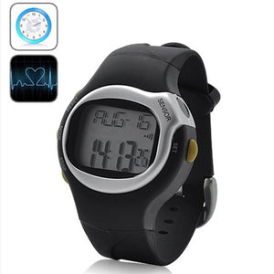 One-Touch Heart Rate Monitor w/Calorie Counter Health Exercise Watch