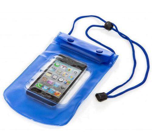 Mobile Device Waterproof Bag in Blue Fits Most Handheld Electronic Devices