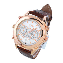 8 GB Waterproof Watch with HD Camera & Video Recorder in Brown