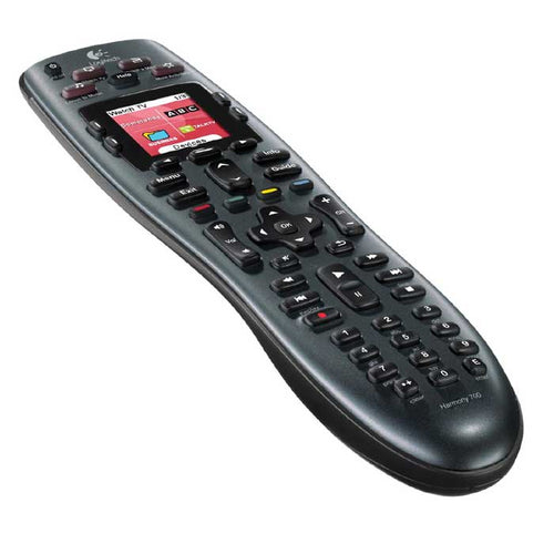 Logitech Harmony 700 Universal Rechargeable Remote with Color Screen in Black